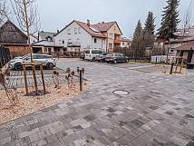 Ansicht des Parkplatz