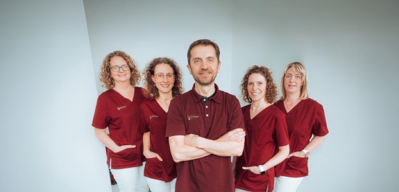 Teamfoto mit Hr. Bice an der Spitze